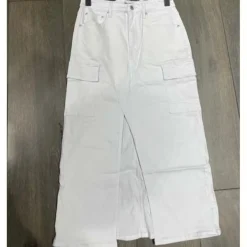 Best Sale * Long Slit Skirt - White Antal