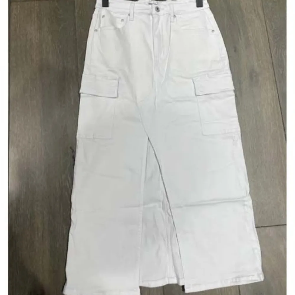Best Sale * Long Slit Skirt - White Antal