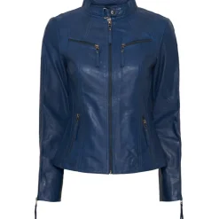 Fashion Butterfly Cph Butterfly Biker Jacket - Twillight Blue Antal