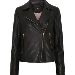 Flash Sale Butterfly Cph Butterfly Soft Biker Jacket - Black W. Light Gold Acc. Antal