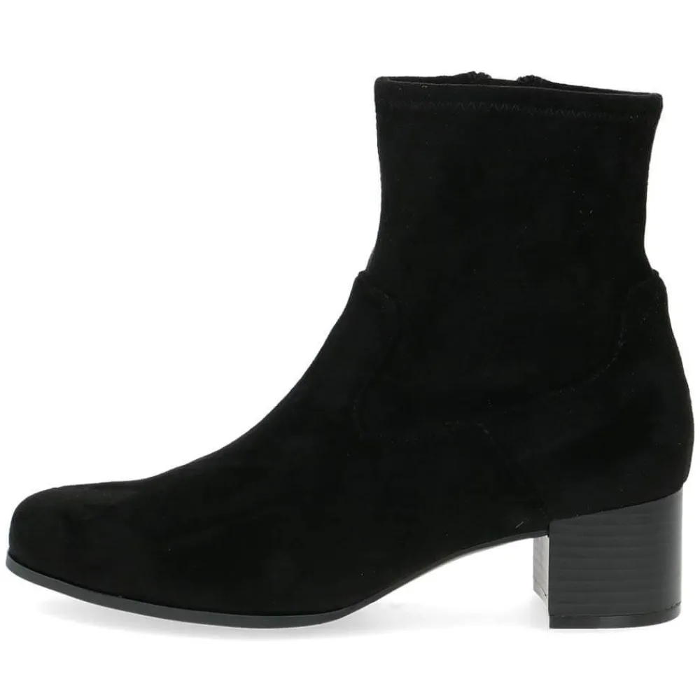 Cheap Caprice Stretch Ankle Boot - Black Antal