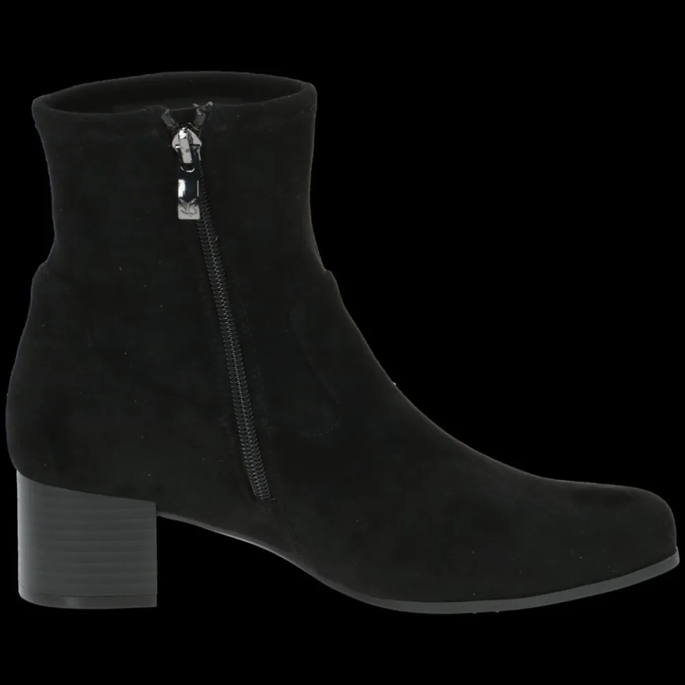 Cheap Caprice Stretch Ankle Boot - Black Antal