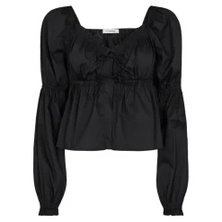 Flash Sale Co'Couture Annah Tie Blouse - Black Antal
