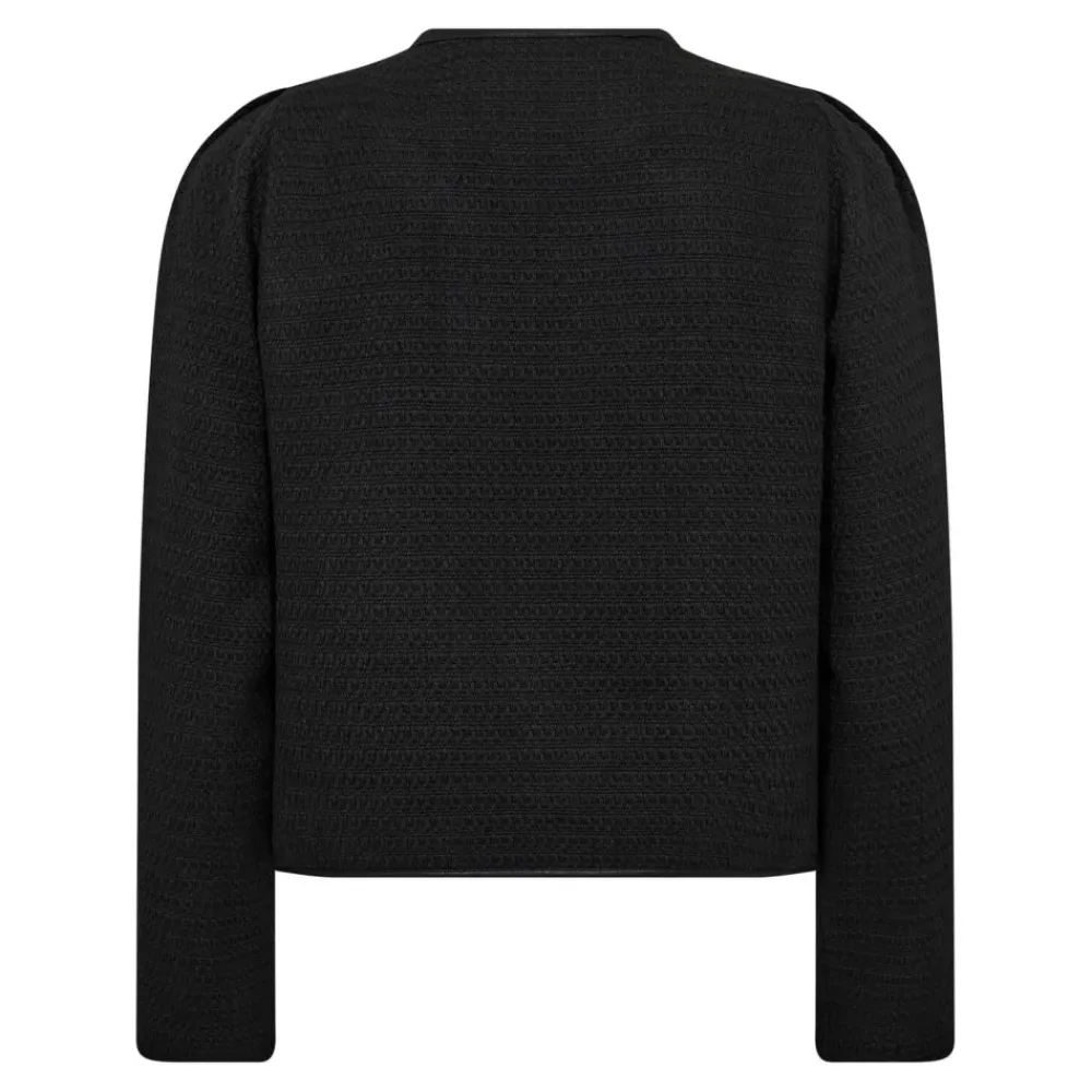 Clearance Co'Couture Ebony Boucle Jacket - Black Antal