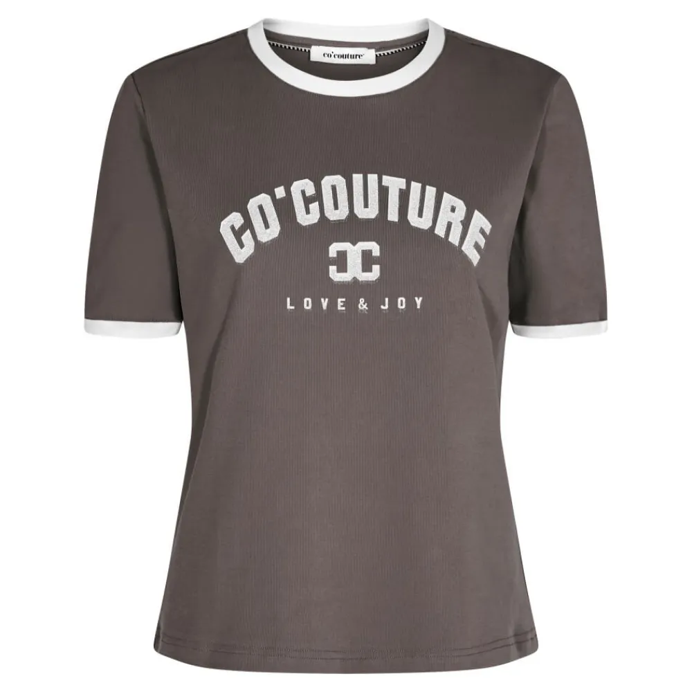 Discount Co'Couture Edge Tee - Antracit Antal