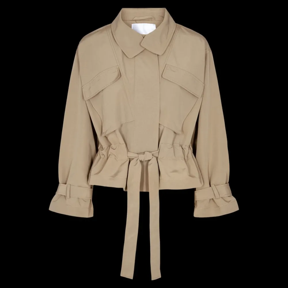 Cheap Co'Couture Elba Crop Jacket - Walnut Antal