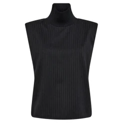 Sale Co'Couture Ida Pin Stripe Top - Dark Grey Antal