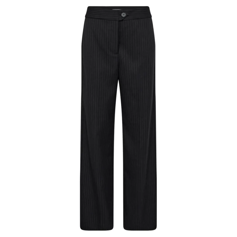 Fashion Co'Couture Ida Pin Wide Pant - Dark Grey Antal