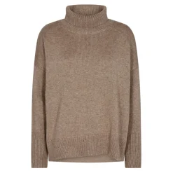 Cheap Co'Couture Maja Roll Neck - Latte Antal