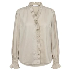 Flash Sale Co'Couture Raven Frill Shirt - Bone Antal