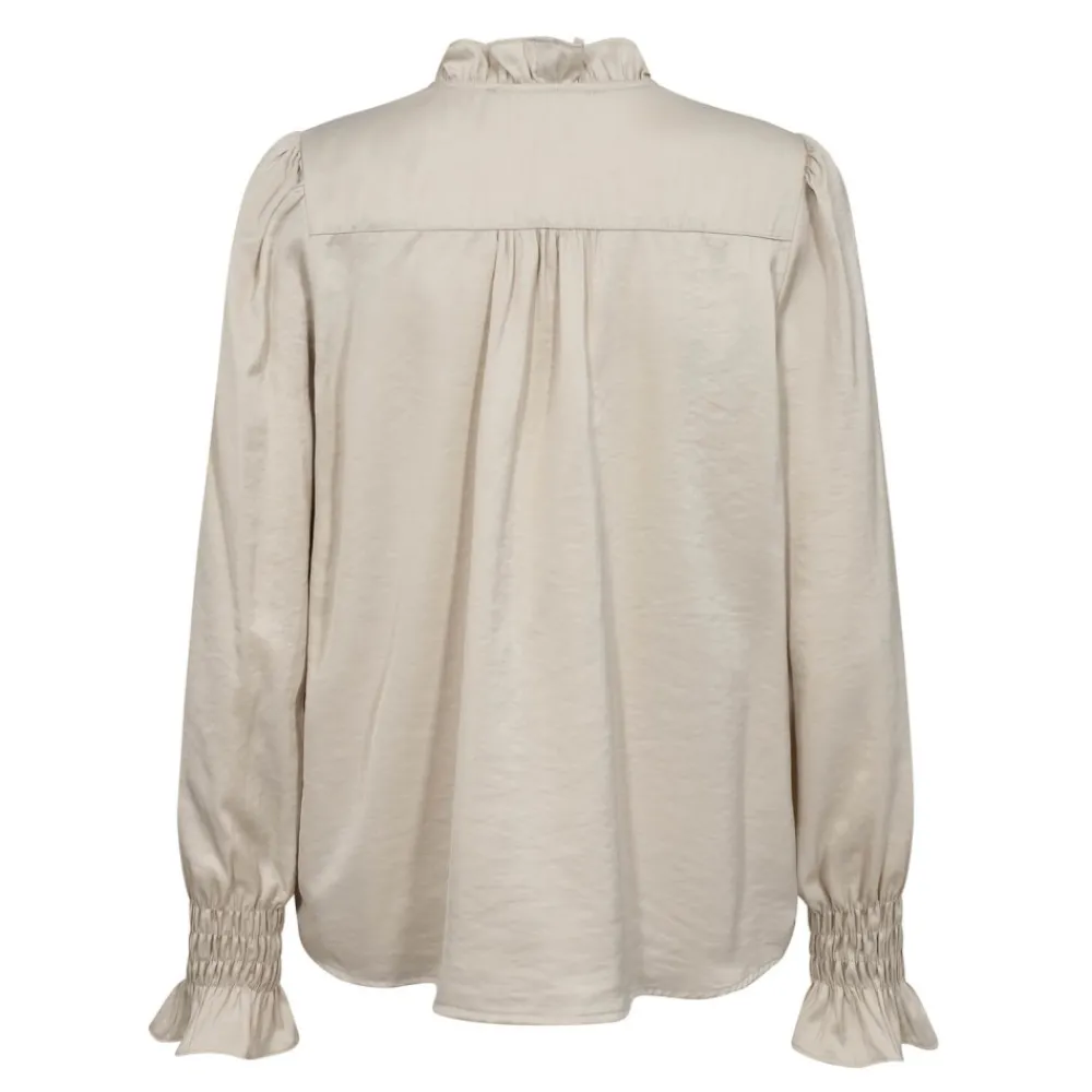 Flash Sale Co'Couture Raven Frill Shirt - Bone Antal