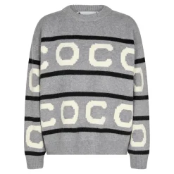 Best Sale Co'Couture Row Logo Knit - Light Grey Antal