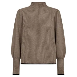 Discount Co'Couture Row Puff Rib Knit - Walnut Antal