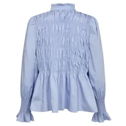 Store Co'Couture Sandy Smock Shirt - Pale Blue Antal