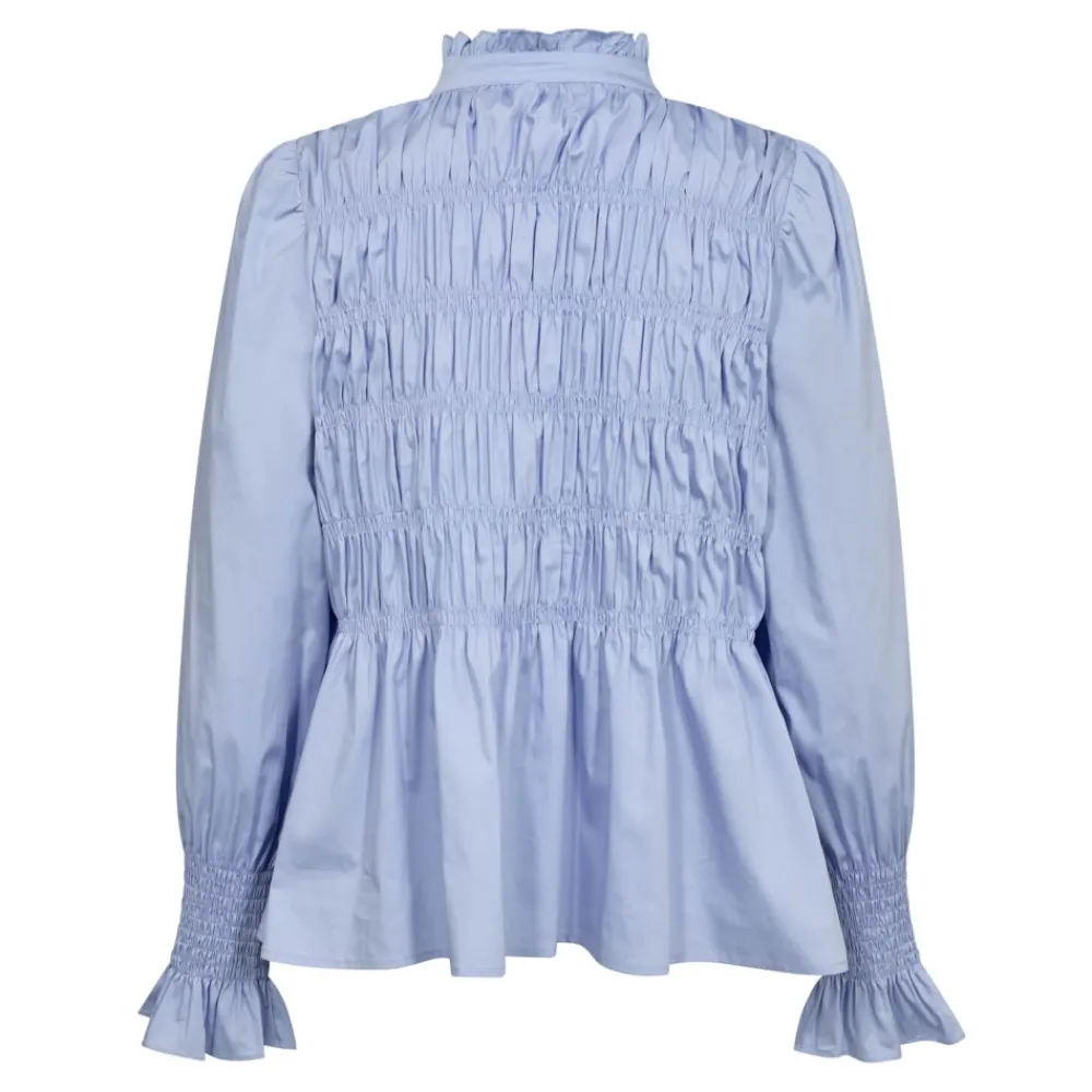 Store Co'Couture Sandy Smock Shirt - Pale Blue Antal