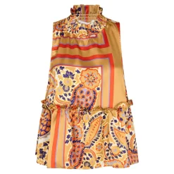 Store Co'Couture Scarf Halterneck Top - Yellow Antal