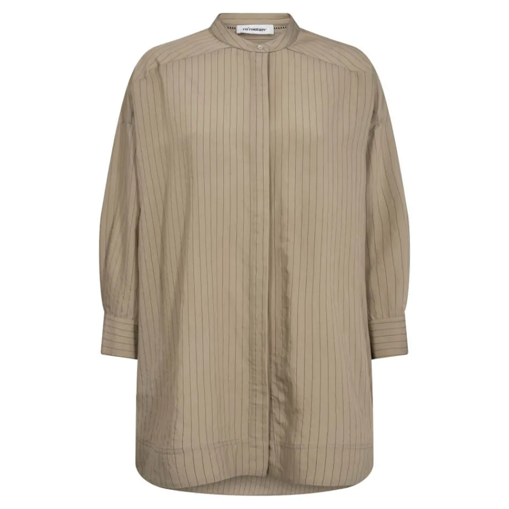 Online Co'Couture Scarlet Stripe Shirt - Walnut Antal