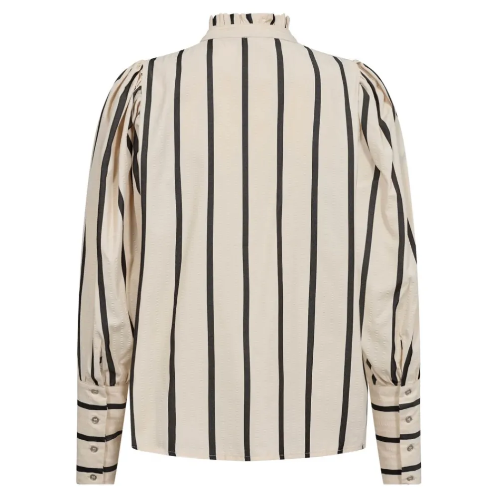 New Co'Couture Tessie Stripe Puff Shirt - Marciblack Antal