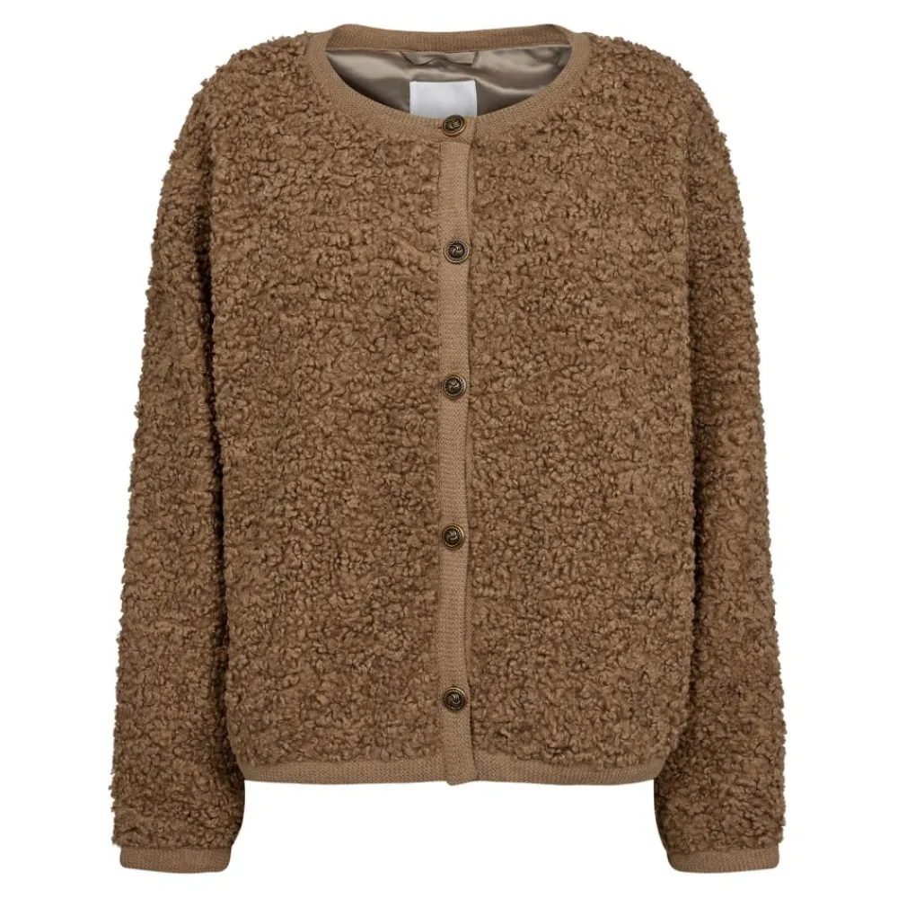 Clearance Co'Couture Timmy Teddy Jacket - Walnut Antal