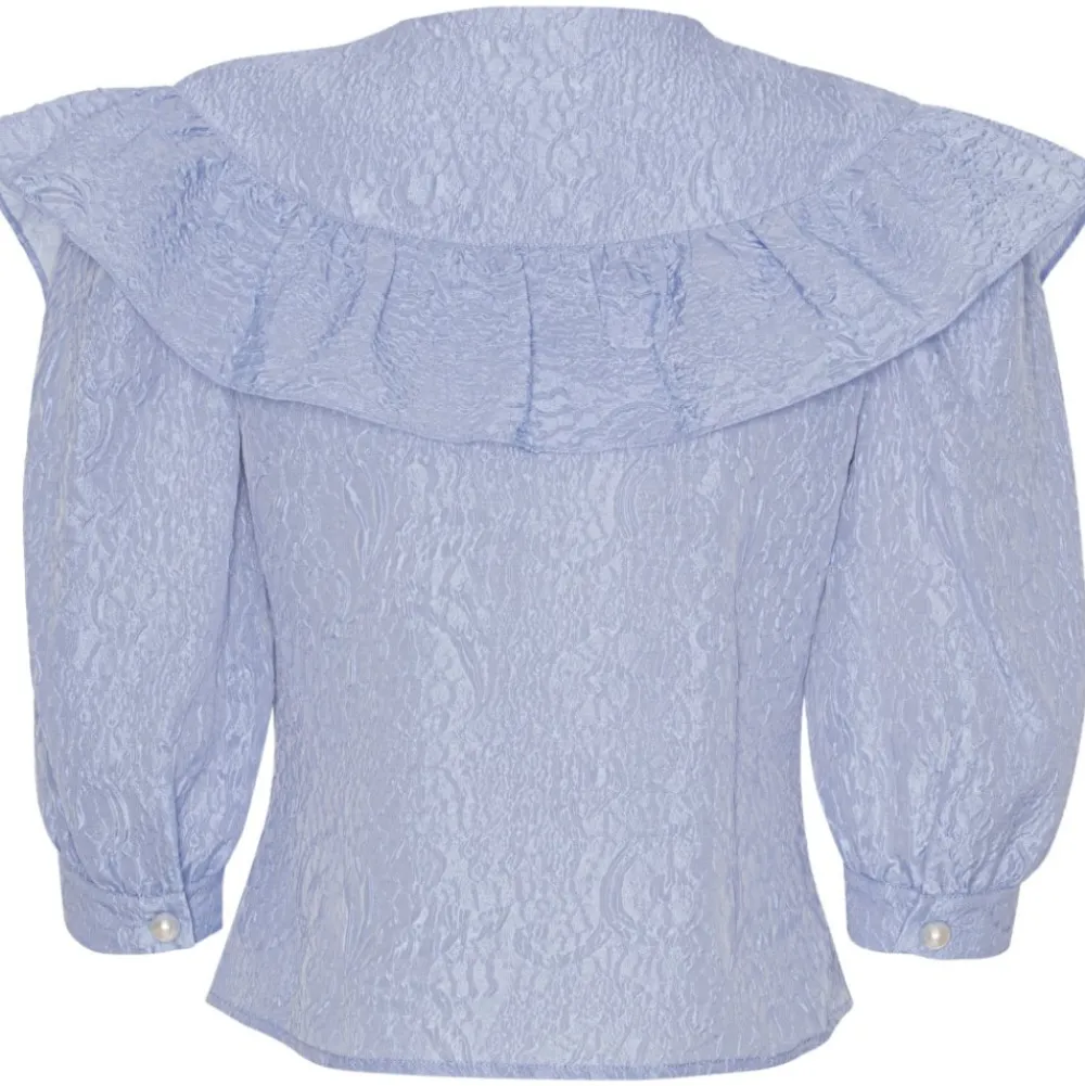 Cheap Custommade Shabana Shirt - Cornflower Blue Antal