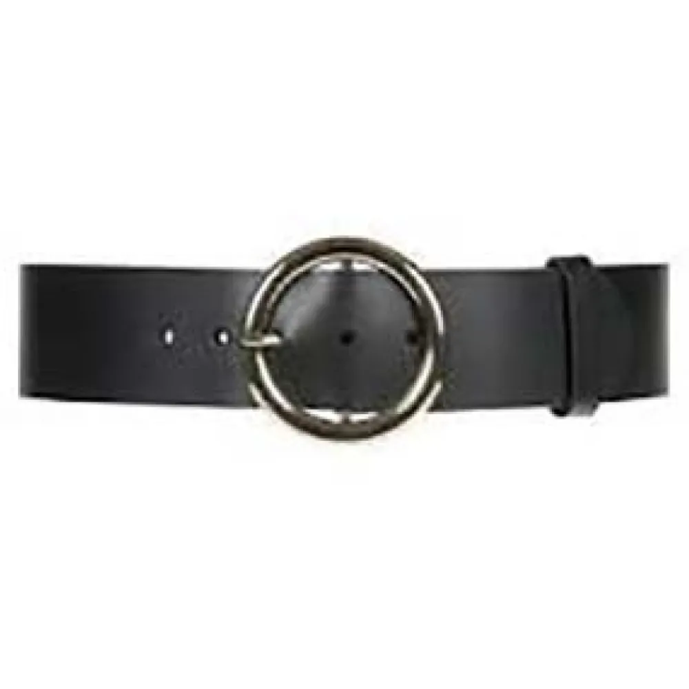 Cheap DEPECHE & CO A/S Depeche Wide Belt - Black/Gold Buckle Antal