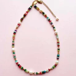 Sale frkwolff Jewelry Color Pearl Necklace - Mix Antal