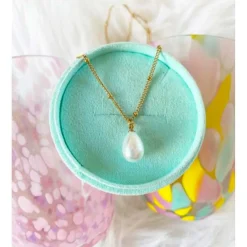Clearance frkwolff Jewelry Long Pearl Necklace - Gold Antal