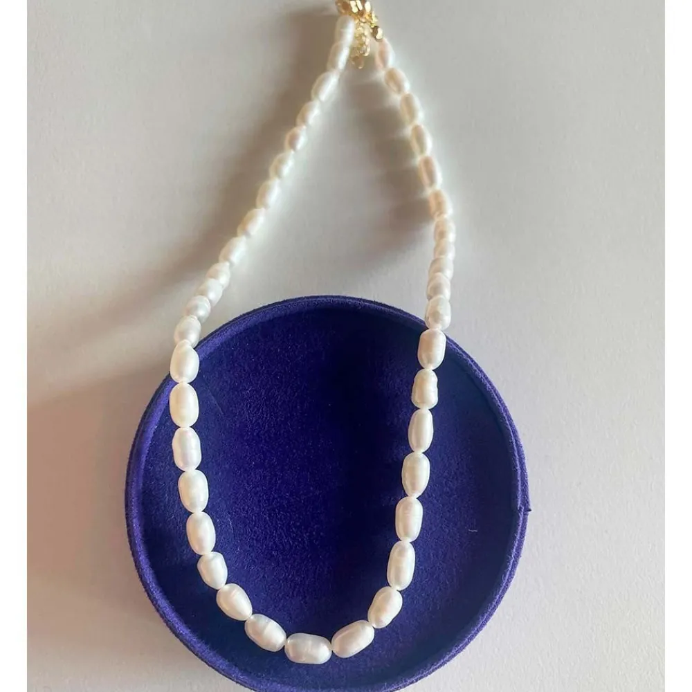Discount frkwolff Jewelry Frkwolff Mallow Pearl Necklace - Gold Antal