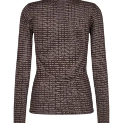 Cheap Hype The Detail Printed Blouse - Brown Antal