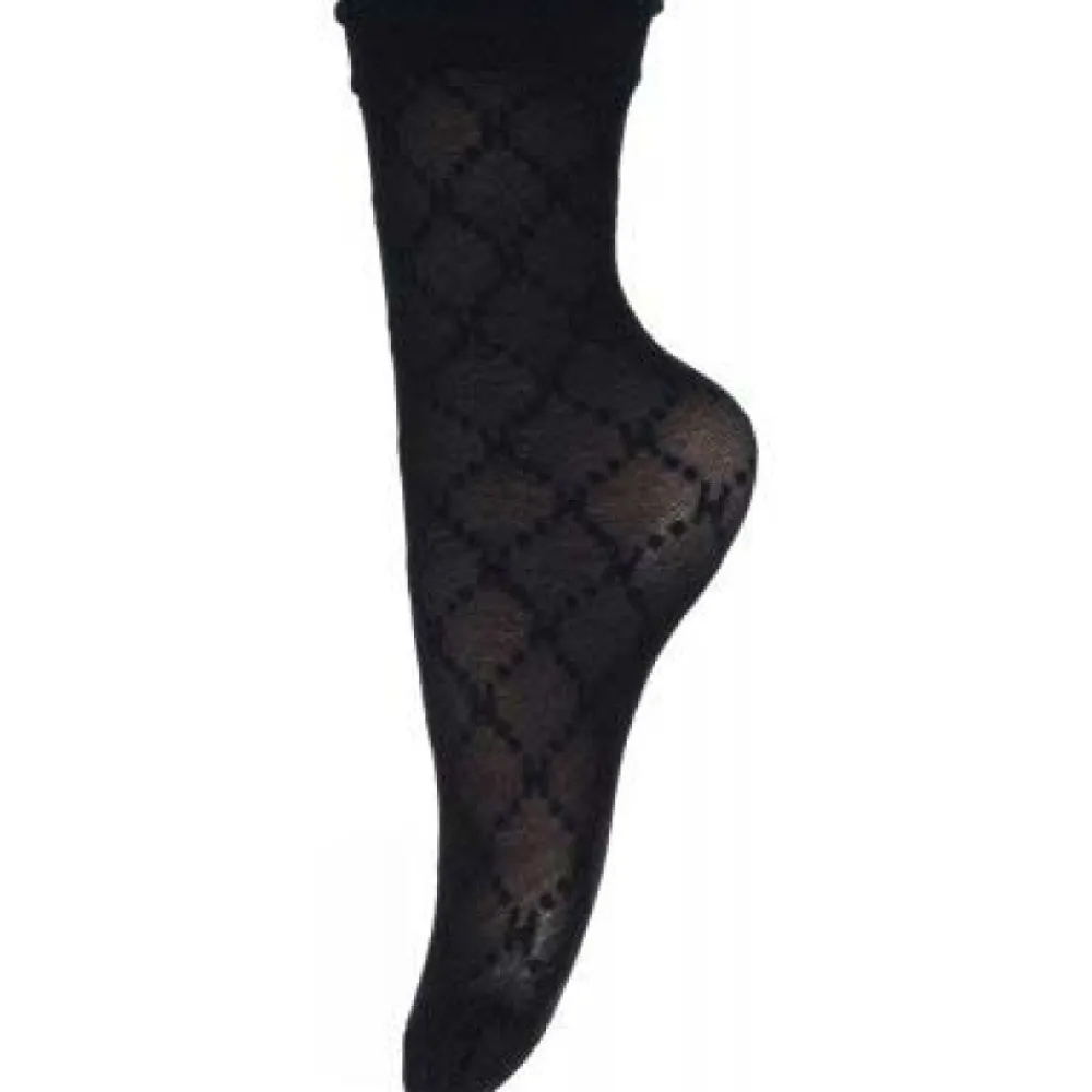 Hot Hype The Detail Socks Logo 25Den. - Black Antal