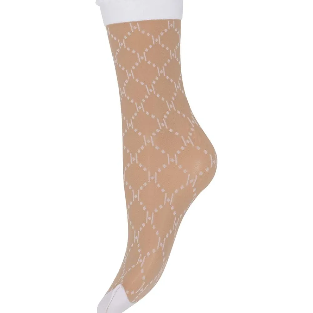Store Hype The Detail Socks Logo 25 Den. - White Antal