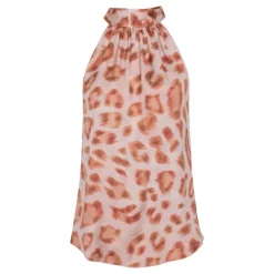 Outlet Karmamia Eloise Top - Coral Leo (Kun I Haderslev & Online) Antal