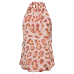 Outlet Karmamia Eloise Top - Coral Leo (Kun I Haderslev & Online) Antal