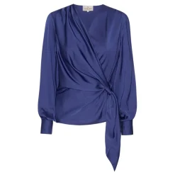 Online Karmamia Ines Blouse - Midnight Blue (Kun I Haderslev Og Online) Antal