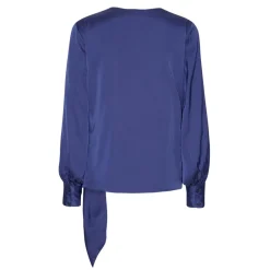 Online Karmamia Ines Blouse - Midnight Blue (Kun I Haderslev Og Online) Antal