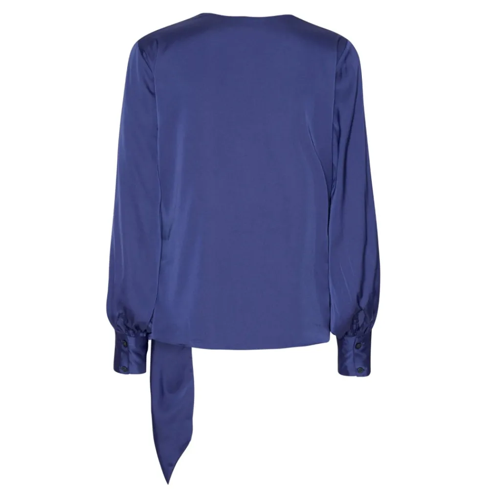 Online Karmamia Ines Blouse - Midnight Blue (Kun I Haderslev Og Online) Antal