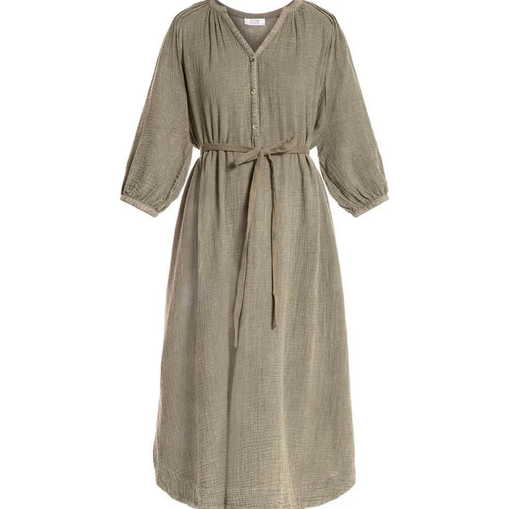 Store Love & Divine Love & Divine Love999 Dress - Khaki Wash Antal