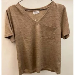 New Love & Divine Love & Divine Love965 T-Shirt - Sand Melange Antal