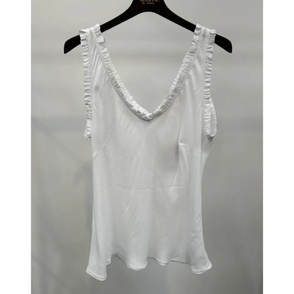 Outlet Marta Du Chateau Gaby Top - White Antal