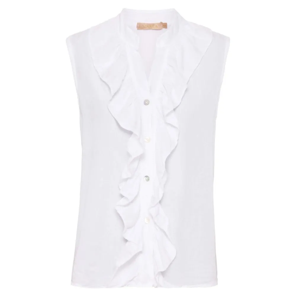 Cheap Marta Du Chateau Naya Top - White Antal