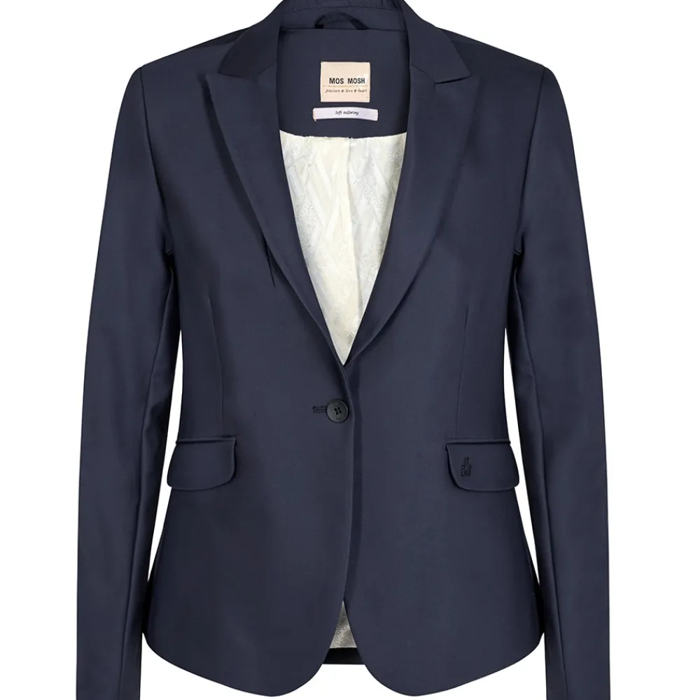 Store Mos Mosh Blake Night Blazer Sustainable - Navy Antal