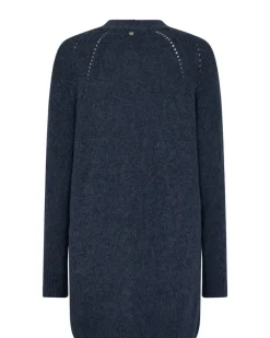 Clearance Mos Mosh Thora Long Cardigan - Salute Navy Antal