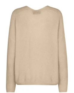Best Sale Mos Mosh Thora V-Neck Knit - Savannah Tan Antal
