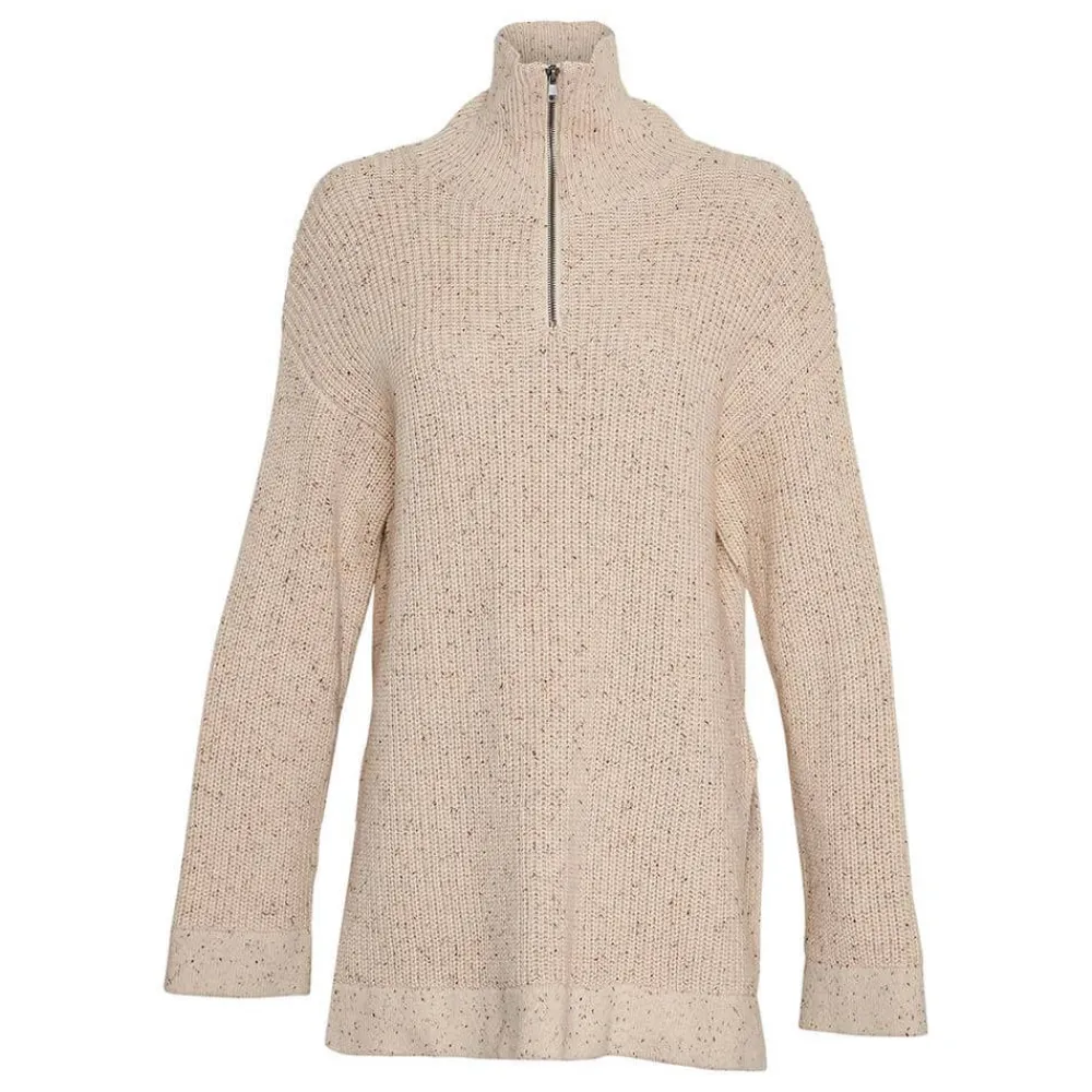 Cheap Moss Copenhagen Devion Pullover - Oatmeal/Cocoa Antal