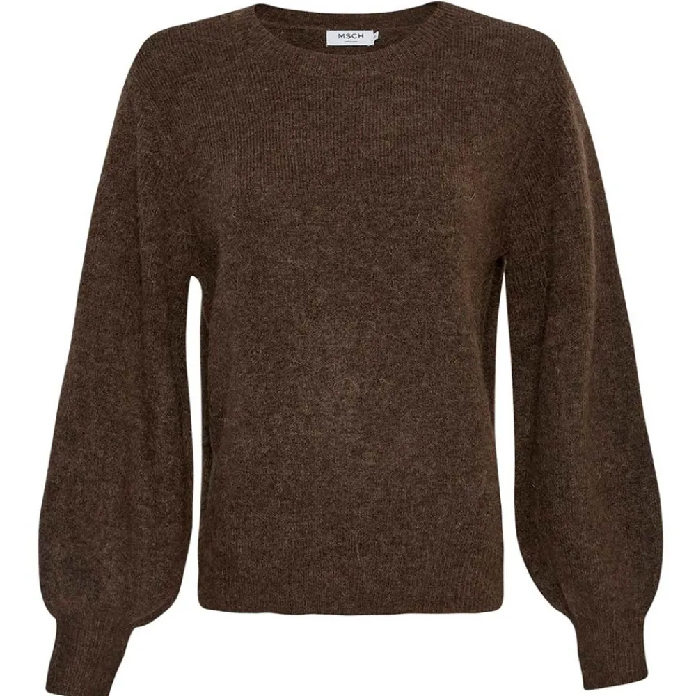 Sale Moss Copenhagen Lillian Hope Pullover - Cocoa Antal