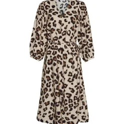 Cheap Moss Copenhagen Manisa Talia 3/4 Dress - Oatmeal Leo Antal