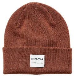 Cheap Moss Copenhagen Mojo Logo Beanie - Cocoa Antal