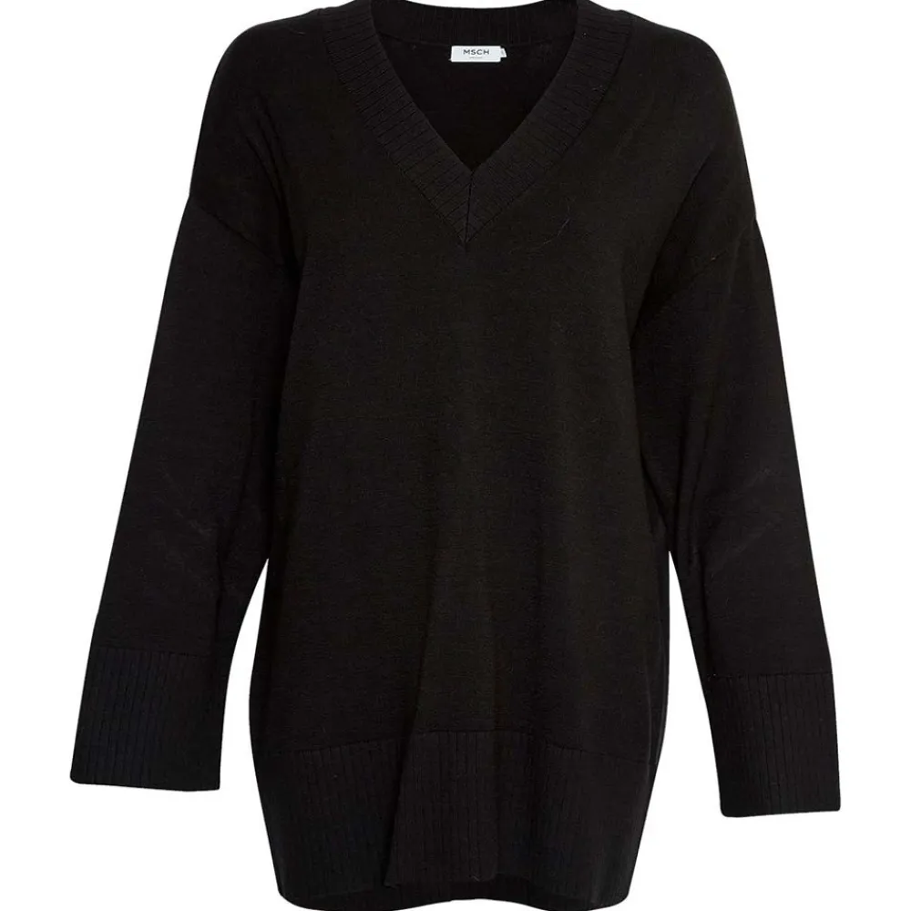 Flash Sale Moss Copenhagen Odanna Rachelle V Pullover - Black Antal