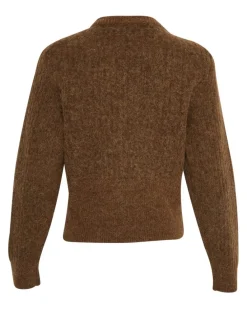 Store Moss Copenhagen Sigune Nenaya Cardigan - Cocoa Antal