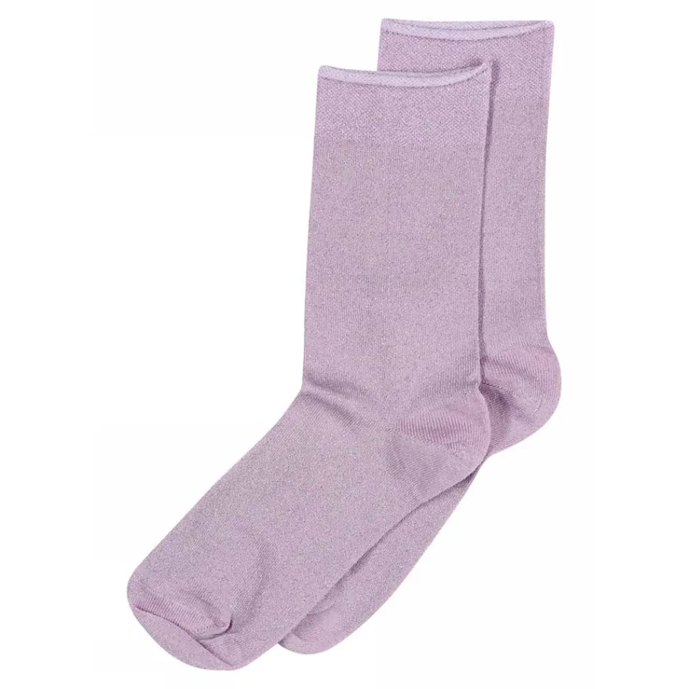 Cheap MP Denmark Pernille Glitter Socks - Pastel Lilac Antal